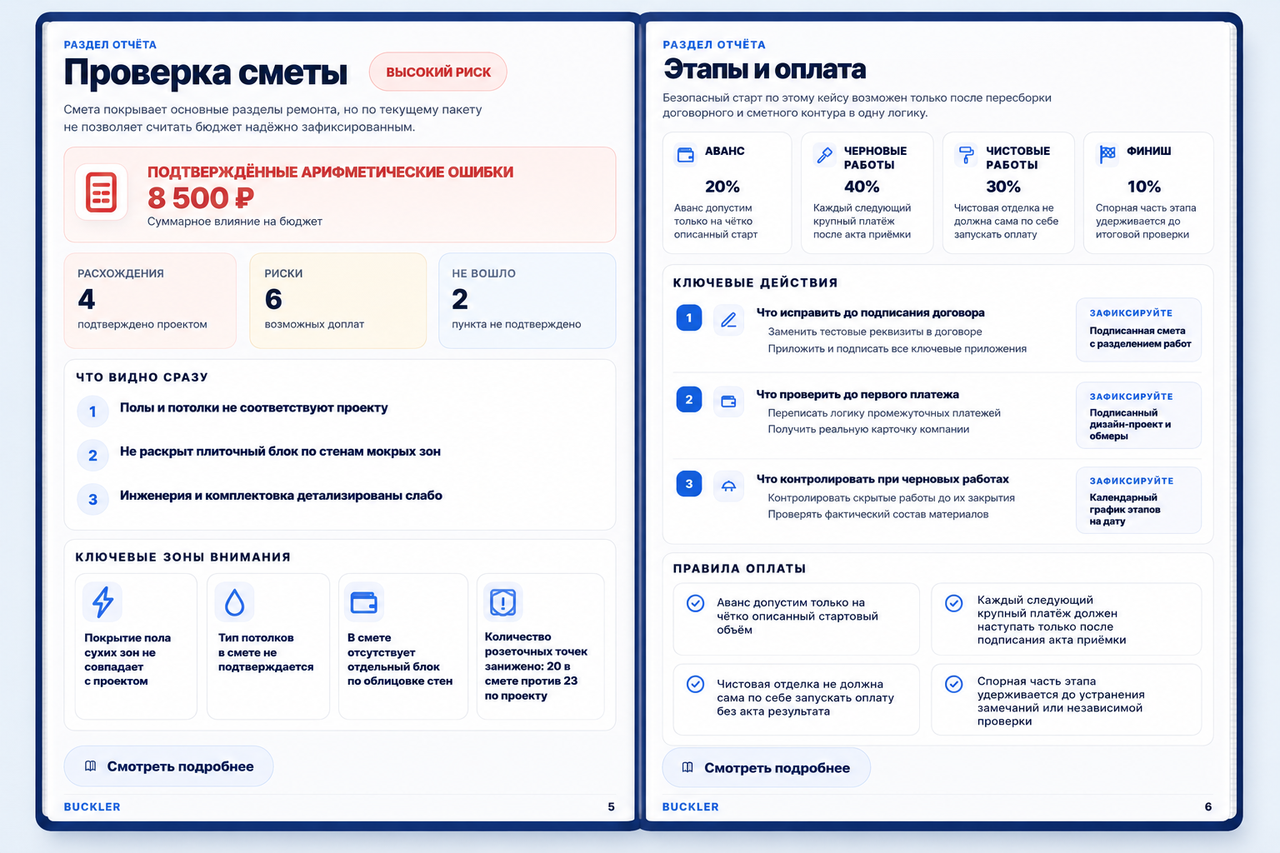 Пример отчёта Buckler — страница 3
